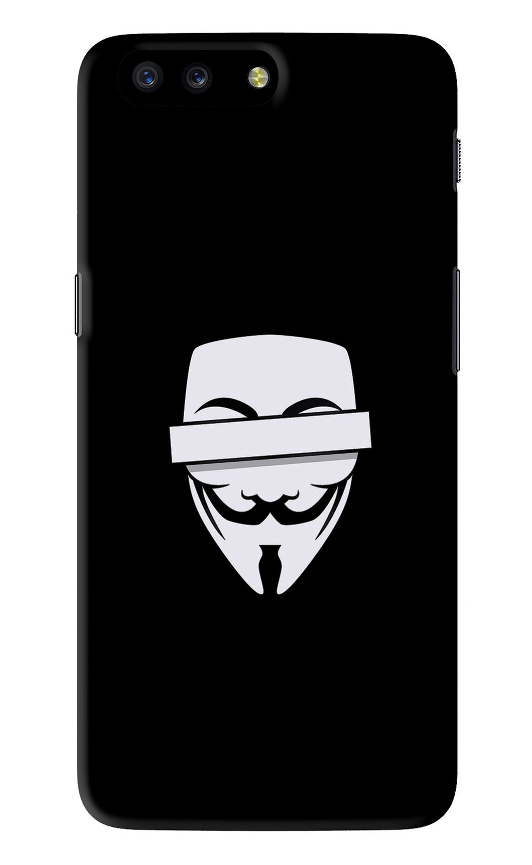 Anonymous Face OnePlus 5 Back Skin Wrap
