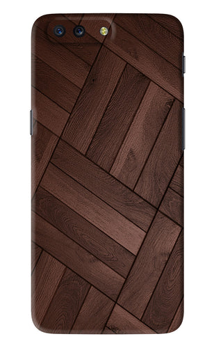 Wooden Texture Design OnePlus 5 Back Skin Wrap