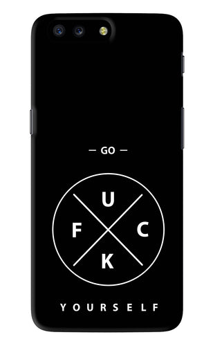 Go Fuck Yourself OnePlus 5 Back Skin Wrap