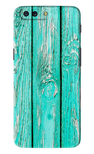 Blue Wood OnePlus 5 Back Skin Wrap