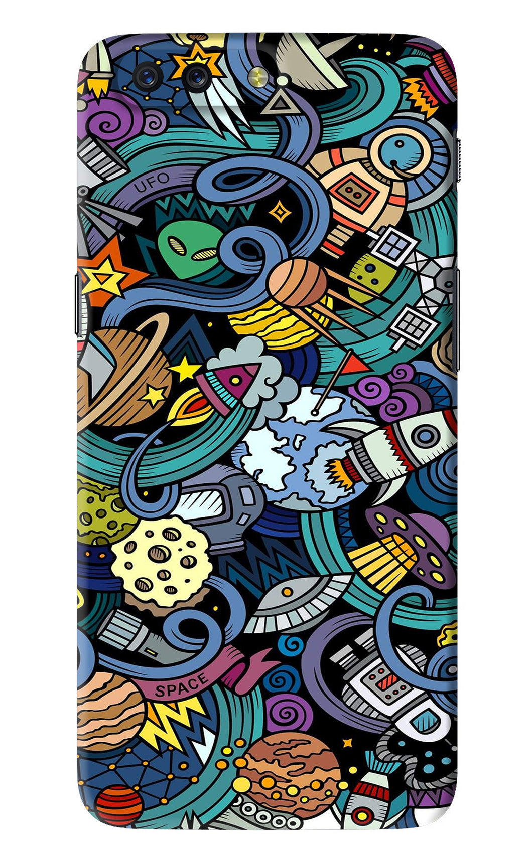 Space Abstract OnePlus 5 Back Skin Wrap