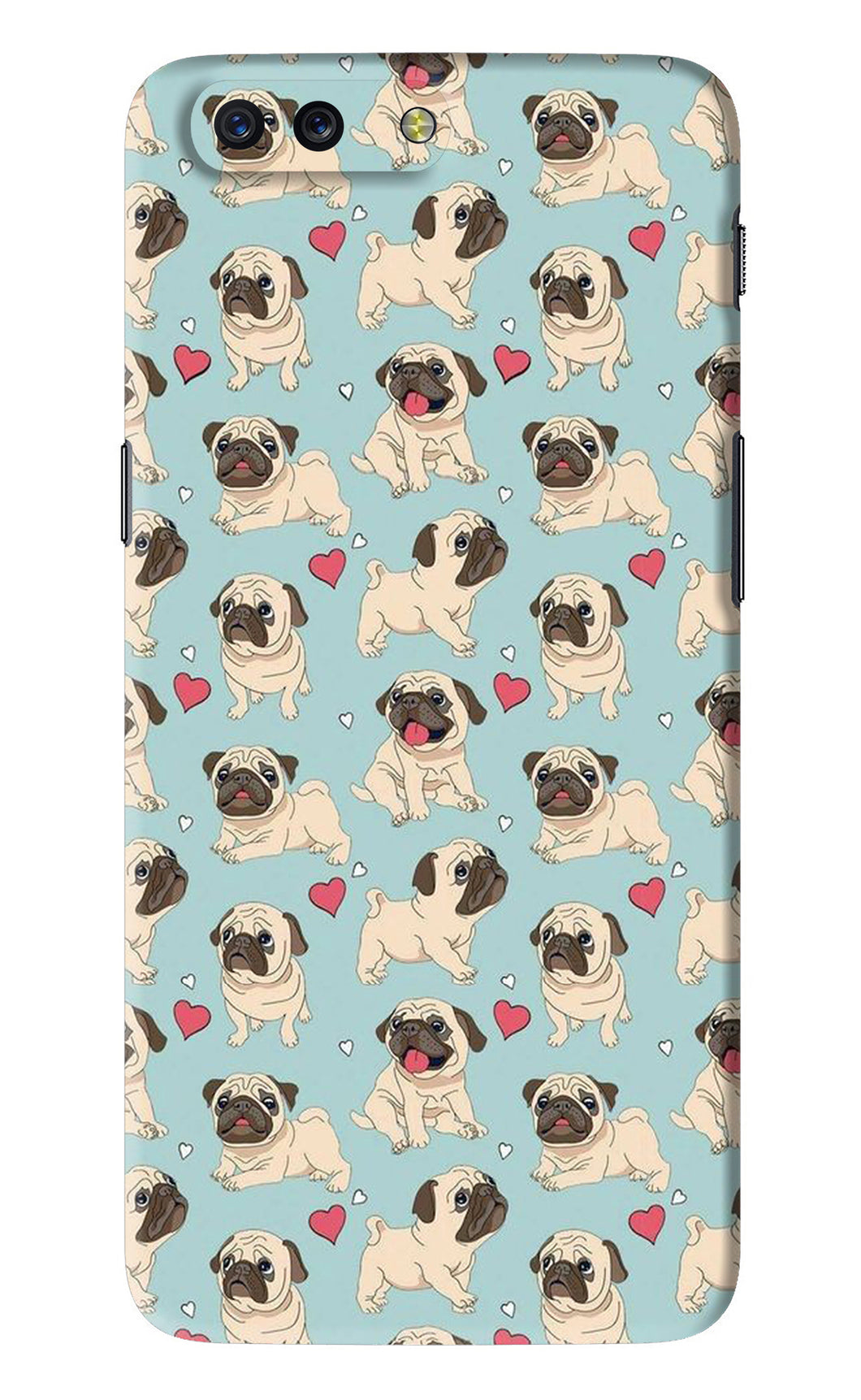 Pug Dog OnePlus 5 Back Skin Wrap