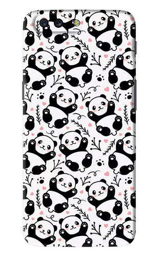 Cute Panda OnePlus 5 Back Skin Wrap