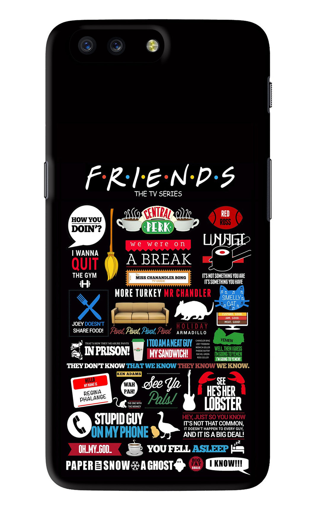 FRIENDS OnePlus 5 Back Skin Wrap
