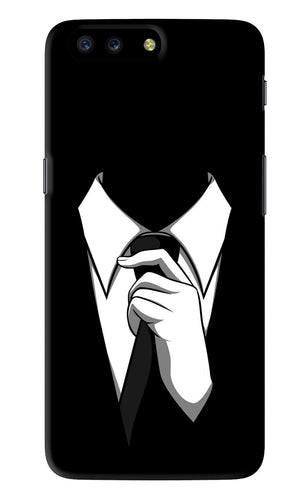 Black Tie OnePlus 5 Back Skin Wrap