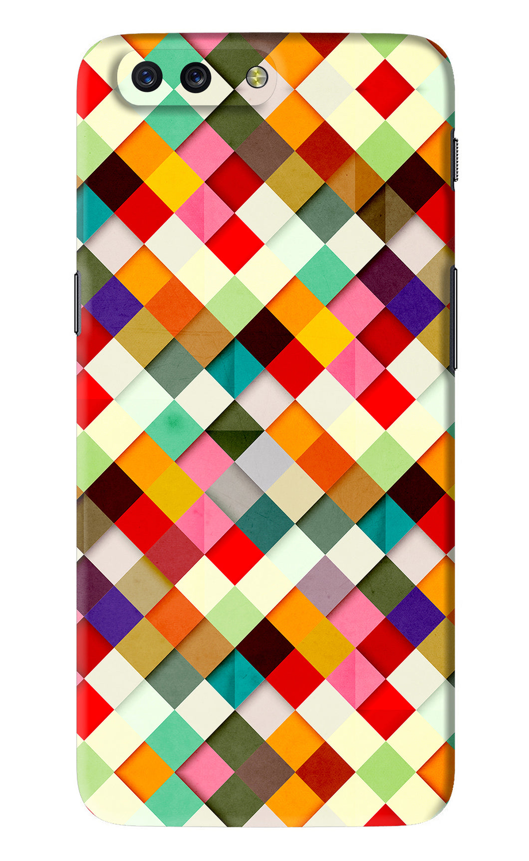 Geometric Abstract Colorful OnePlus 5 Back Skin Wrap