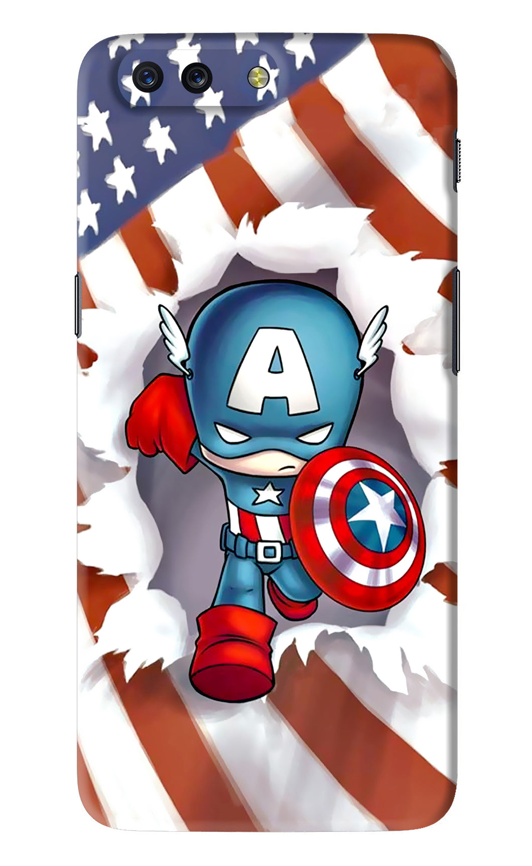 Captain America OnePlus 5 Back Skin Wrap