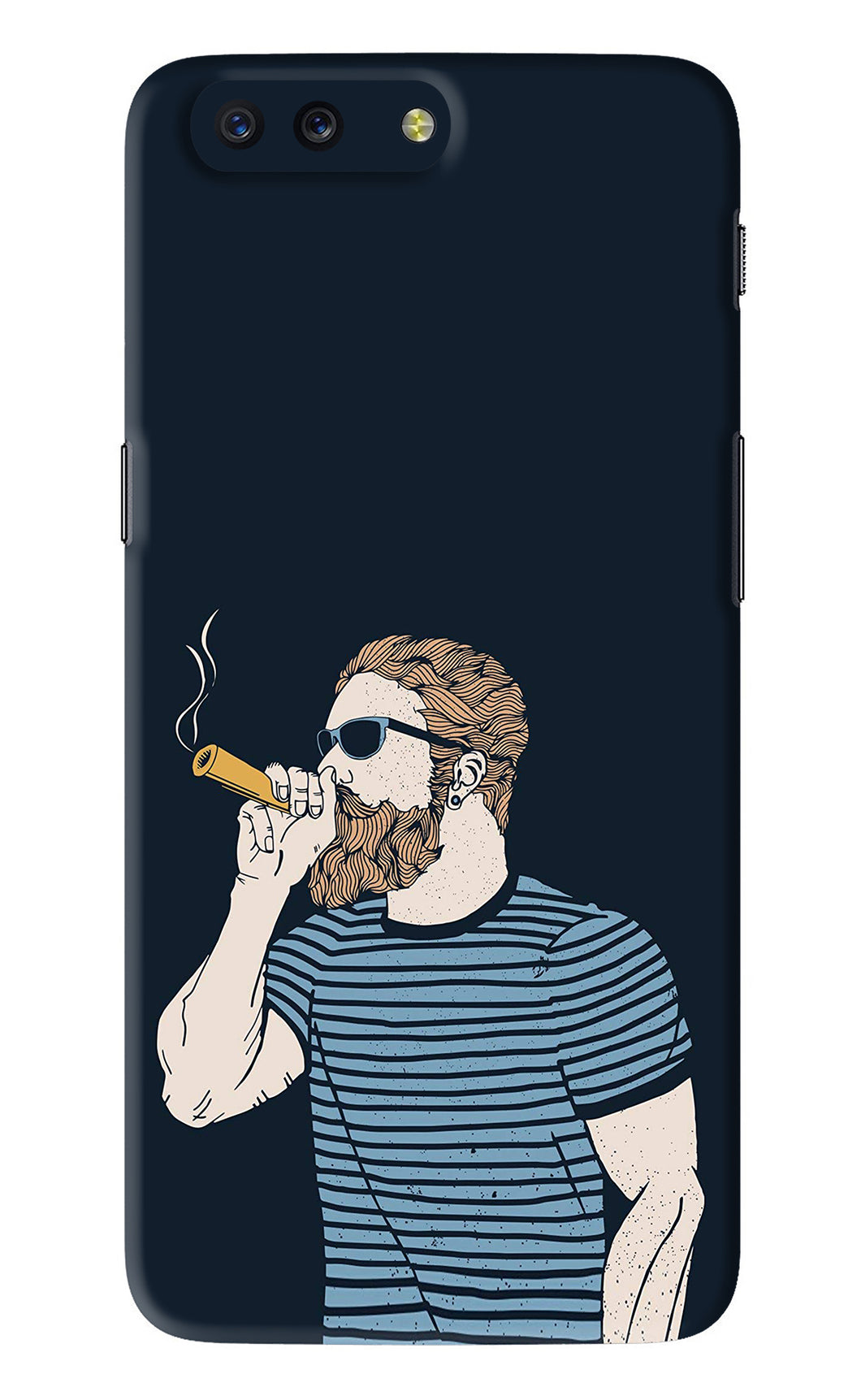 Smoking OnePlus 5 Back Skin Wrap