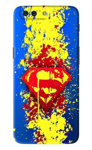 Superman logo OnePlus 5 Back Skin Wrap