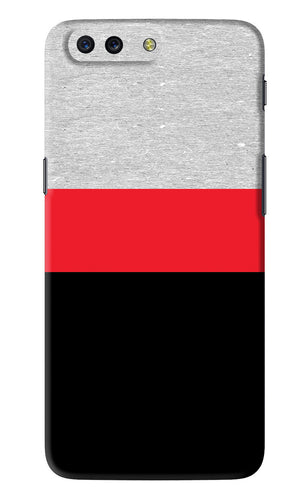 Tri Color Pattern OnePlus 5 Back Skin Wrap