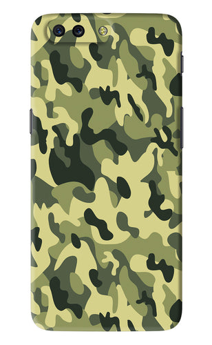 Camouflage OnePlus 5 Back Skin Wrap