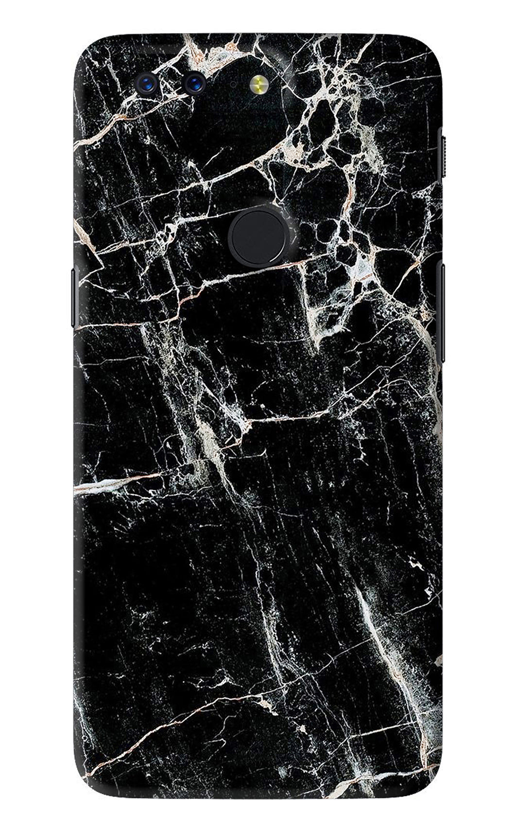 Black Marble Texture 1 OnePlus 5T Back Skin Wrap