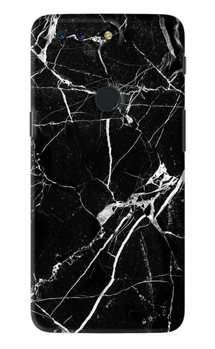 Black Marble Texture 2 OnePlus 5T Back Skin Wrap
