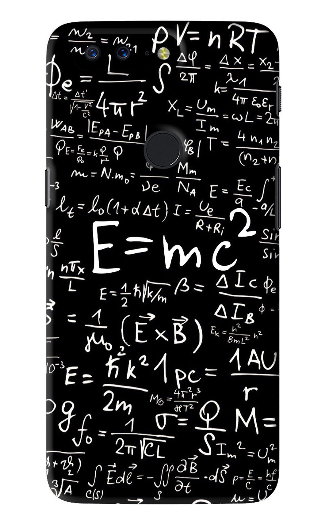 Physics Albert Einstein Formula OnePlus 5T Back Skin Wrap