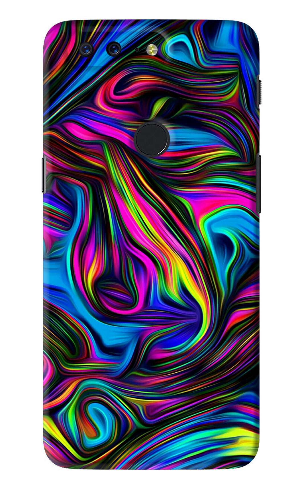 Abstract Art OnePlus 5T Back Skin Wrap