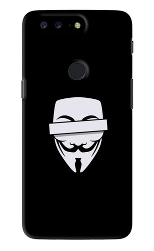 Anonymous Face OnePlus 5T Back Skin Wrap