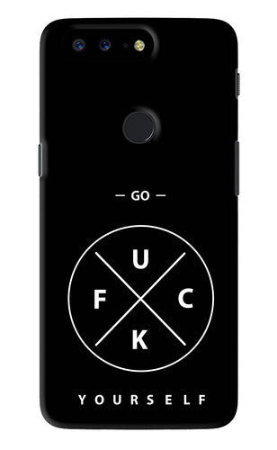 Go Fuck Yourself OnePlus 5T Back Skin Wrap