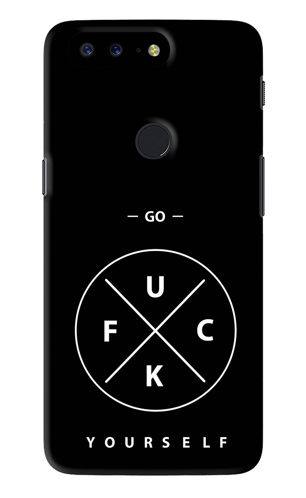 Go Fuck Yourself OnePlus 5T Back Skin Wrap