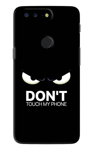 Don'T Touch My Phone OnePlus 5T Back Skin Wrap