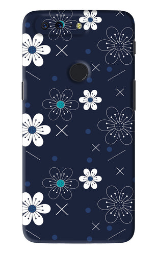 Flowers 4 OnePlus 5T Back Skin Wrap