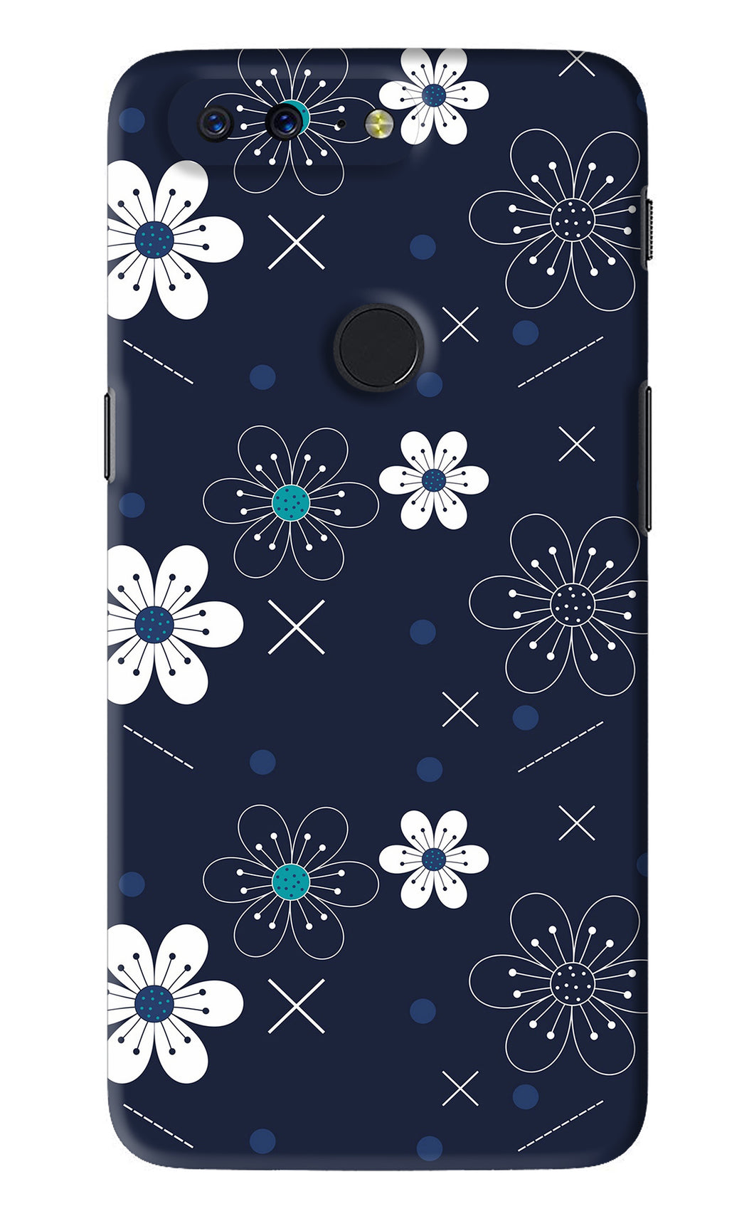 Flowers 4 OnePlus 5T Back Skin Wrap