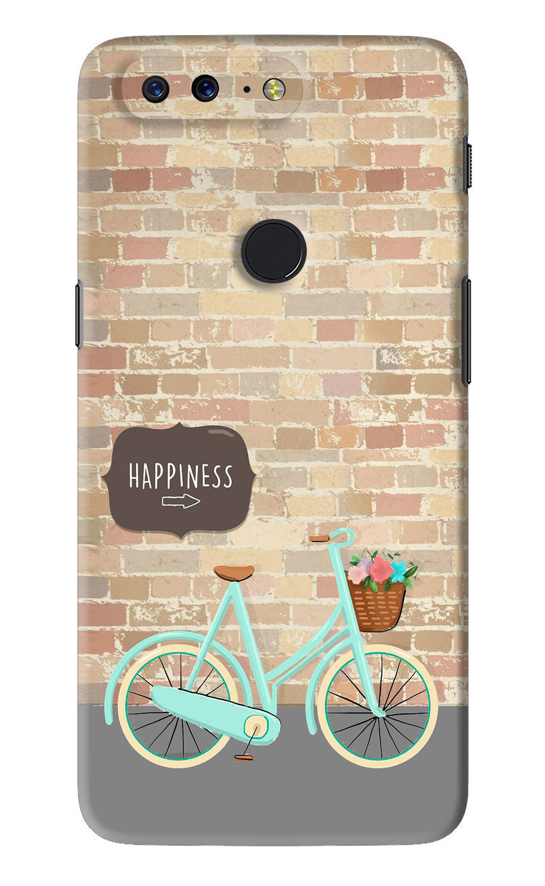 Happiness Artwork OnePlus 5T Back Skin Wrap