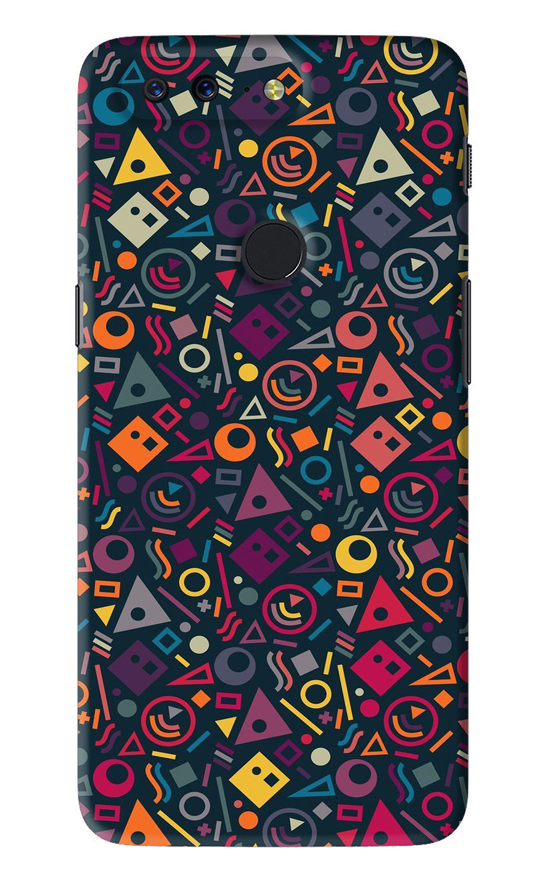 Geometric Abstract OnePlus 5T Back Skin Wrap