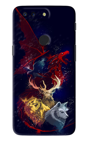 Game Of Thrones OnePlus 5T Back Skin Wrap