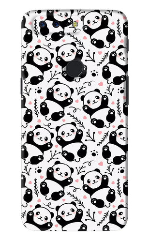 Cute Panda OnePlus 5T Back Skin Wrap