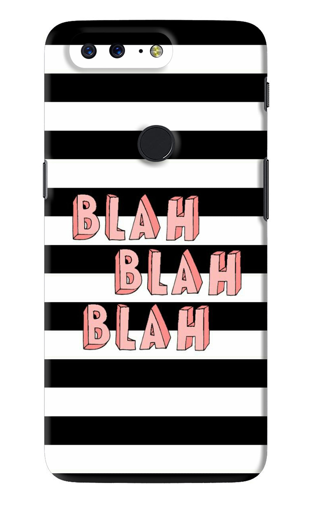 Blah Blah Blah OnePlus 5T Back Skin Wrap