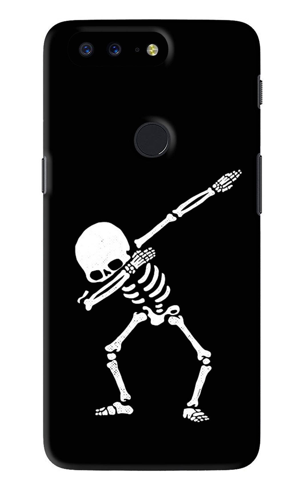 Dabbing Skeleton Art OnePlus 5T Back Skin Wrap