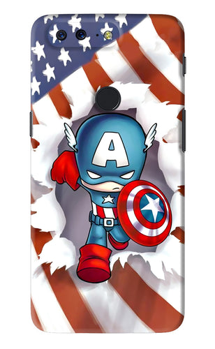 Captain America OnePlus 5T Back Skin Wrap