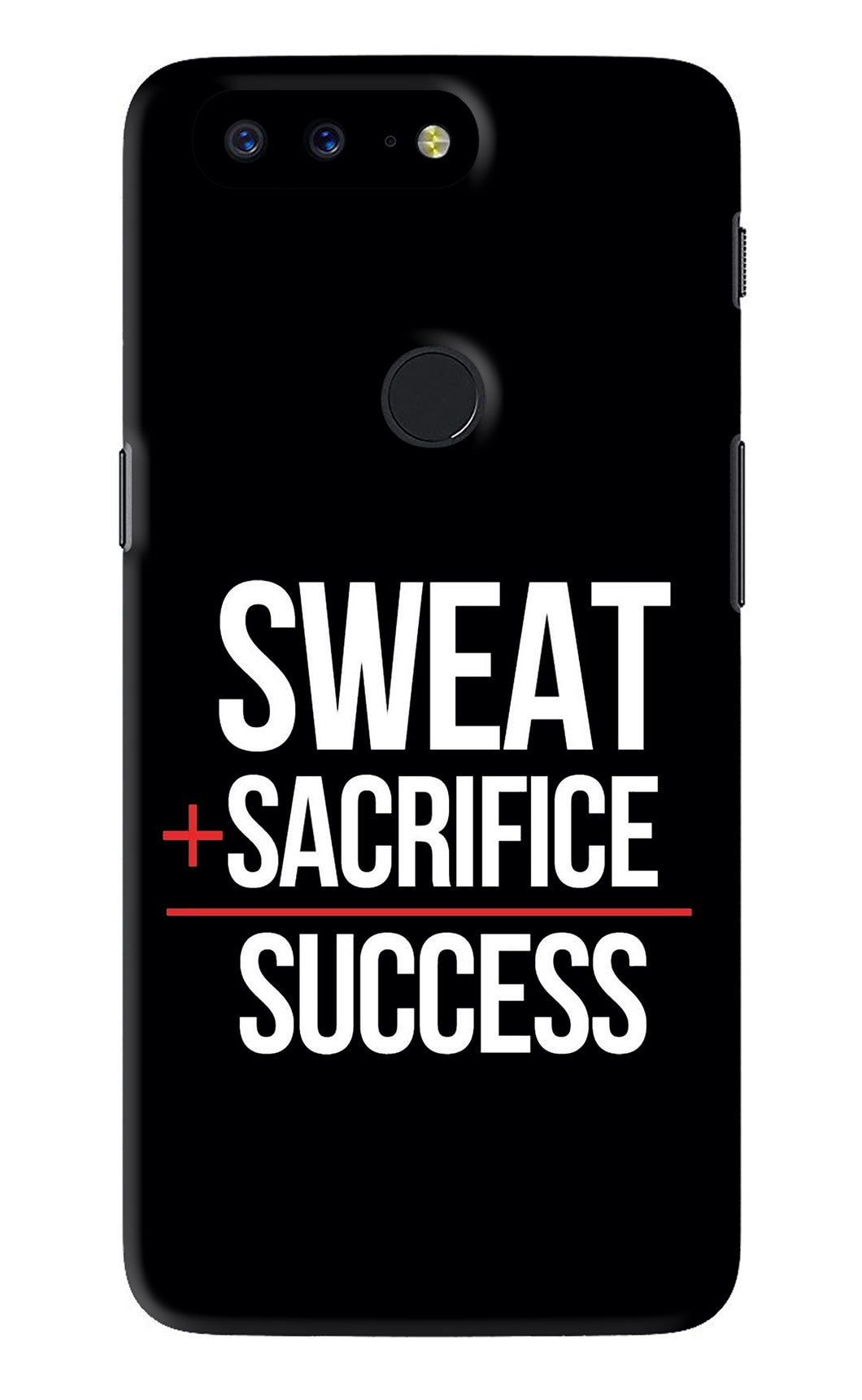 Sweat Sacrifice Success OnePlus 5T Back Skin Wrap