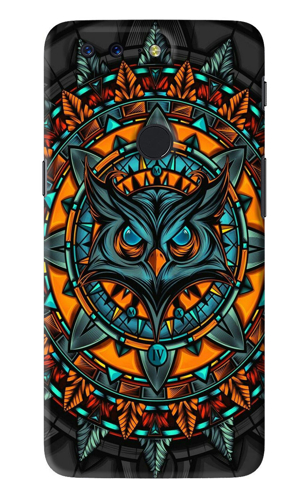 Angry Owl Art OnePlus 5T Back Skin Wrap