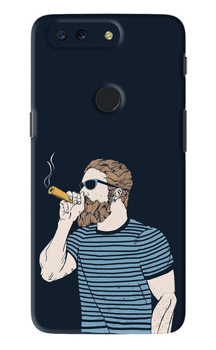 Smoking OnePlus 5T Back Skin Wrap