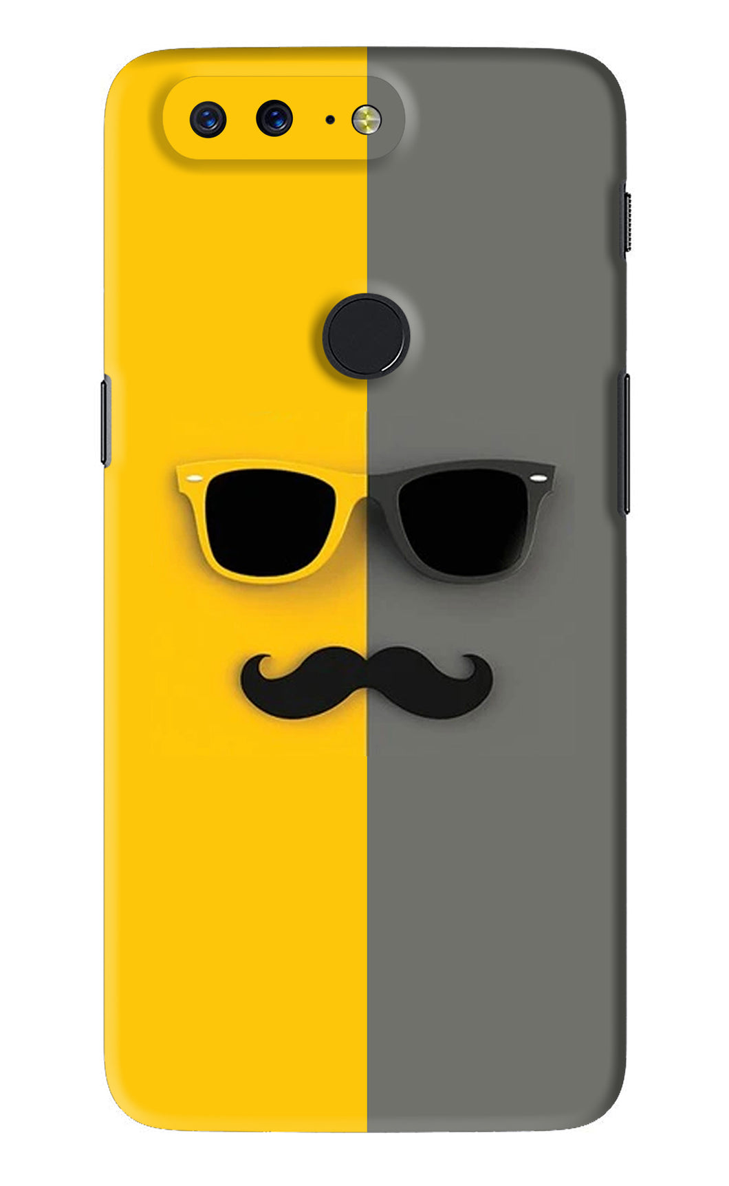 Sunglasses with Mustache OnePlus 5T Back Skin Wrap