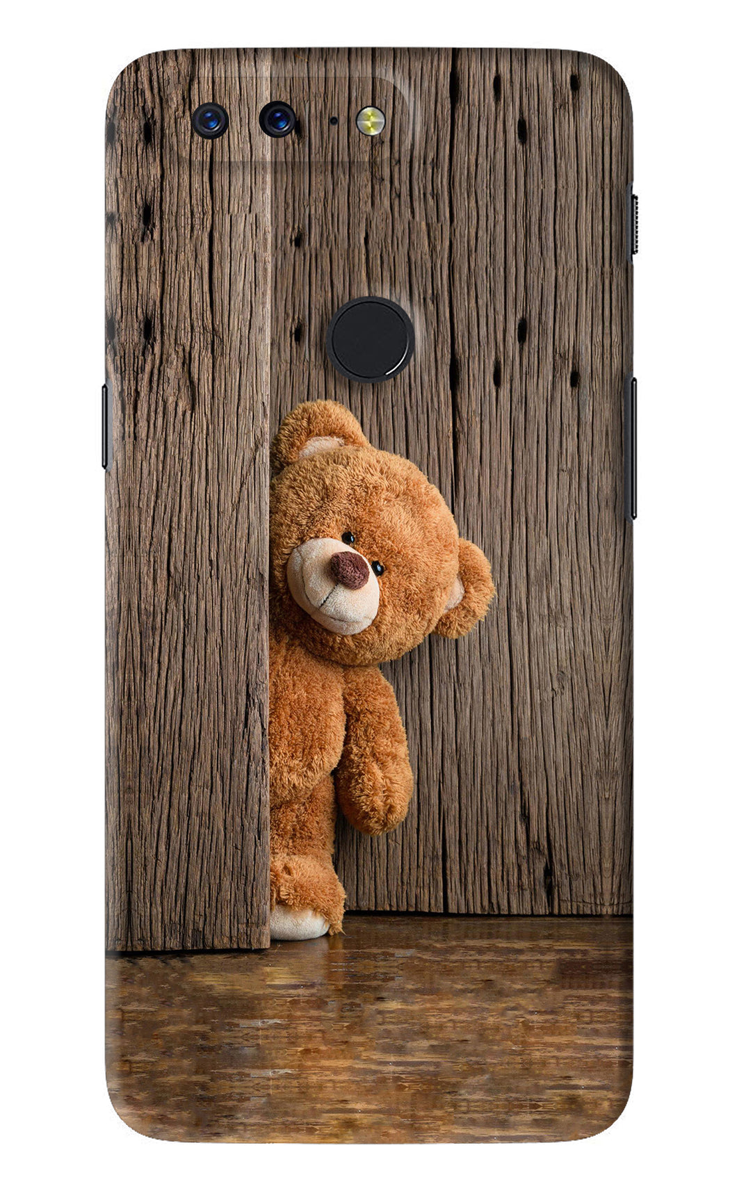 Teddy Wooden OnePlus 5T Back Skin Wrap