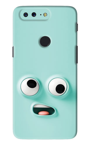 Silly Face Cartoon OnePlus 5T Back Skin Wrap