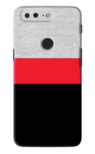 Tri Color Pattern OnePlus 5T Back Skin Wrap