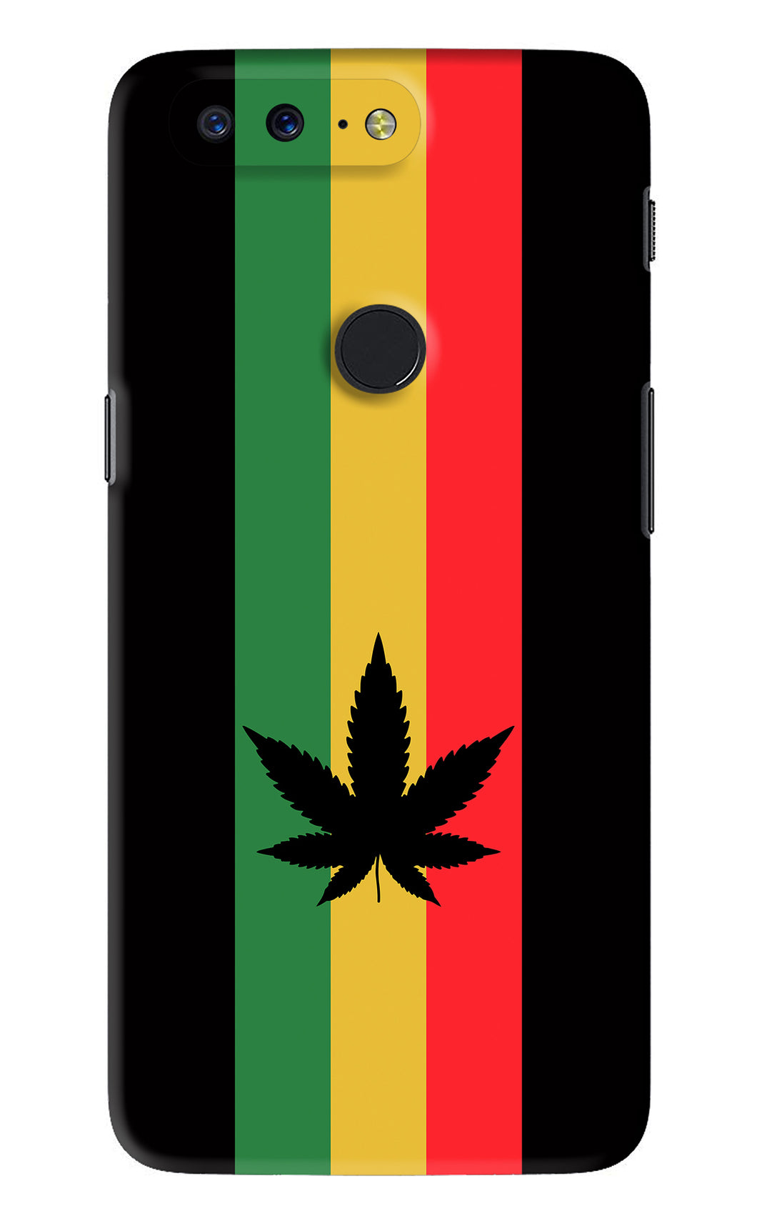 Weed Flag OnePlus 5T Back Skin Wrap