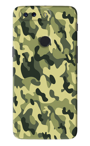Camouflage OnePlus 5T Back Skin Wrap