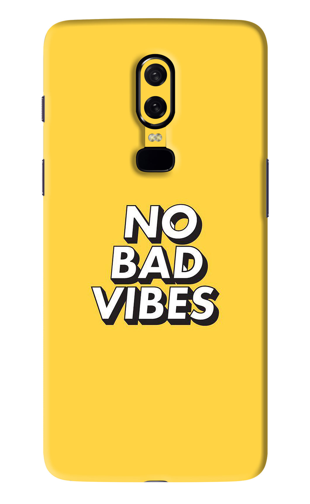 No Bad Vibes OnePlus 6 Back Skin Wrap