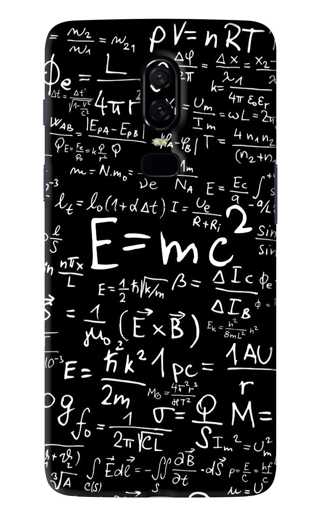 Physics Albert Einstein Formula OnePlus 6 Back Skin Wrap