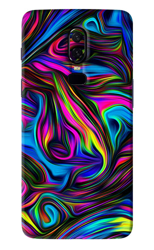 Abstract Art OnePlus 6 Back Skin Wrap