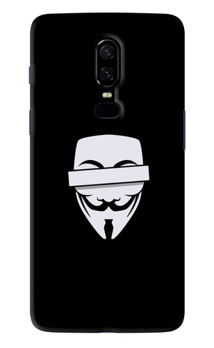 Anonymous Face OnePlus 6 Back Skin Wrap