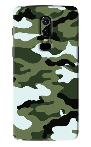 Camouflage 1 OnePlus 6 Back Skin Wrap