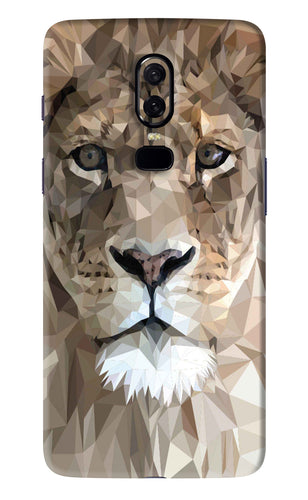 Lion Art OnePlus 6 Back Skin Wrap