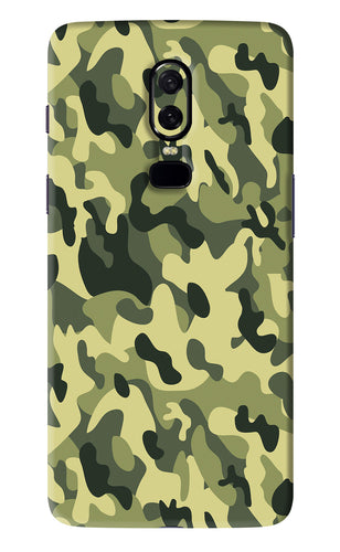Camouflage OnePlus 6 Back Skin Wrap