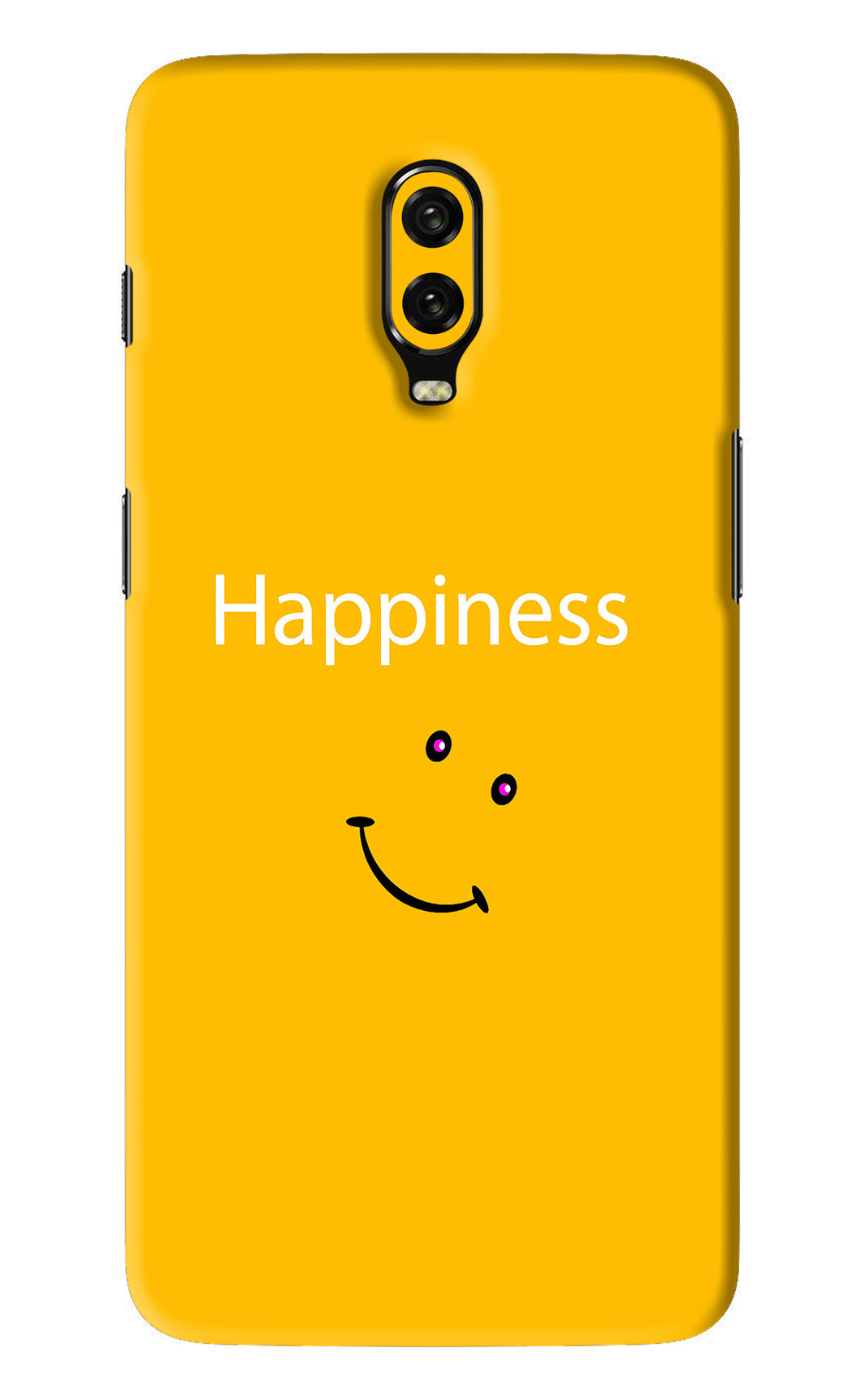 Happiness With Smiley OnePlus 6T Back Skin Wrap