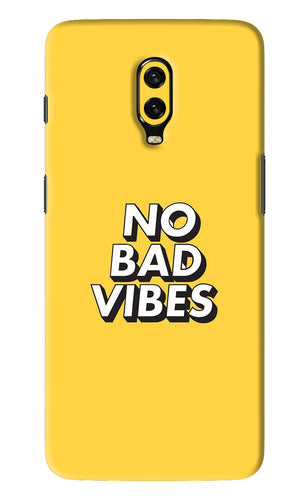 No Bad Vibes OnePlus 6T Back Skin Wrap